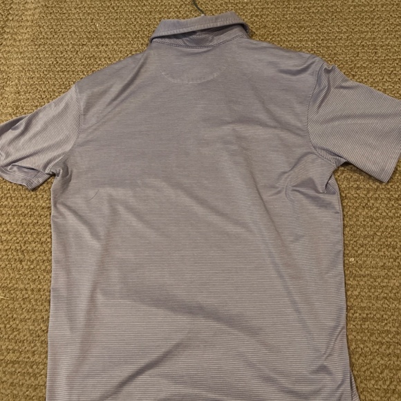 Fish Hippie Co. Light Purple and White Golf Shirt Size S - Picture 4 of 9